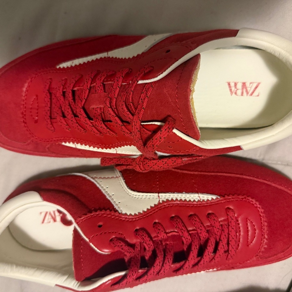 Zara x Harry Lambert Leather Sneakers
